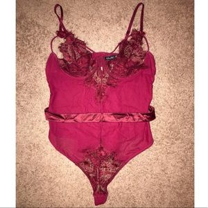 Mesh Lingerie w/ Lace Cups
